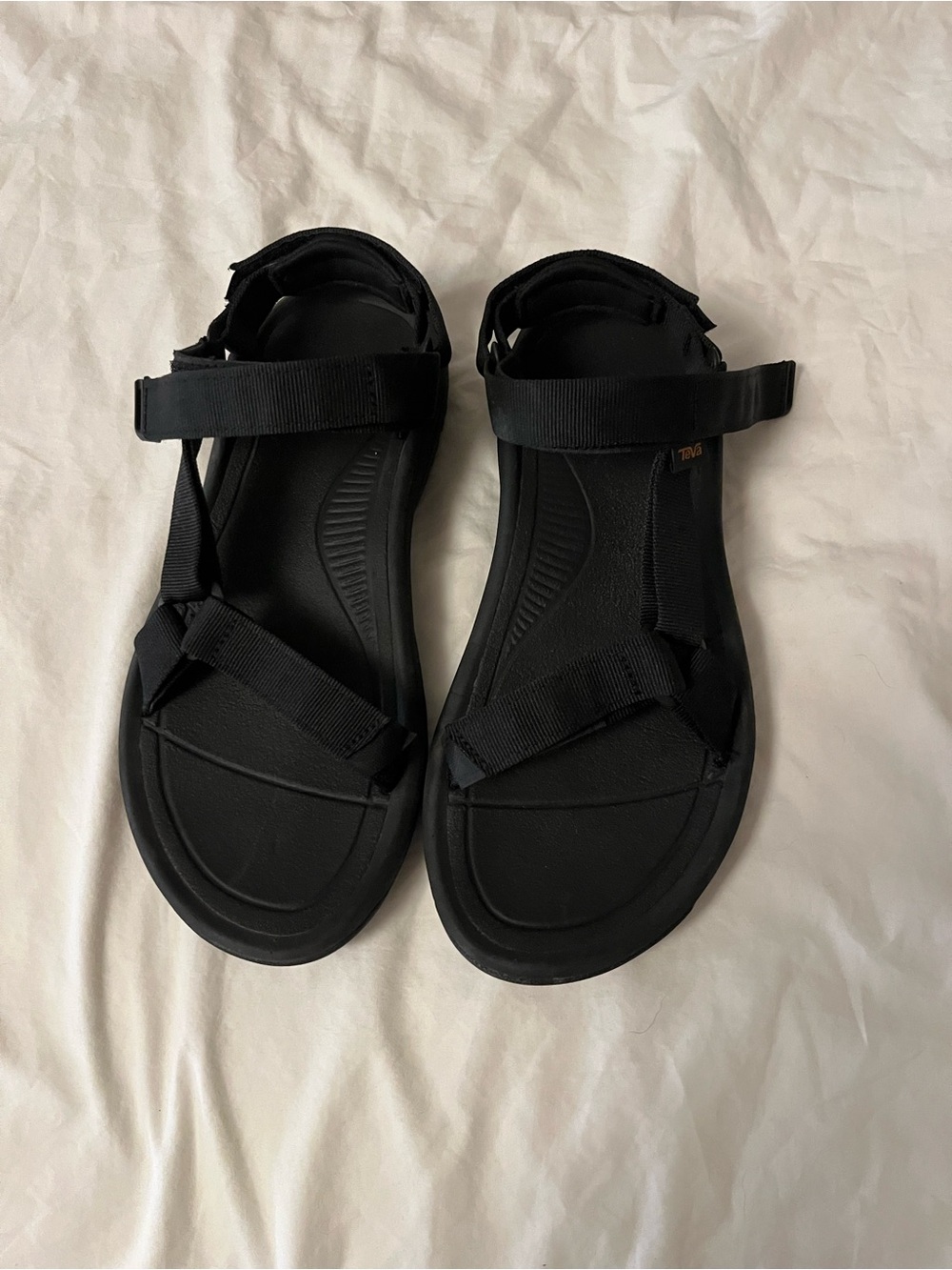 Teva Black Sport Sandals with Adjustable Straps